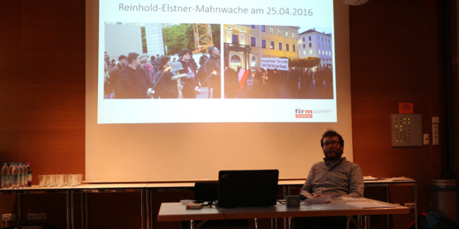 Der Referent Johannes Scholz Der Referent Johannes Scholz