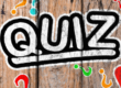 Graffiti, das das Wort Quiz zeigt