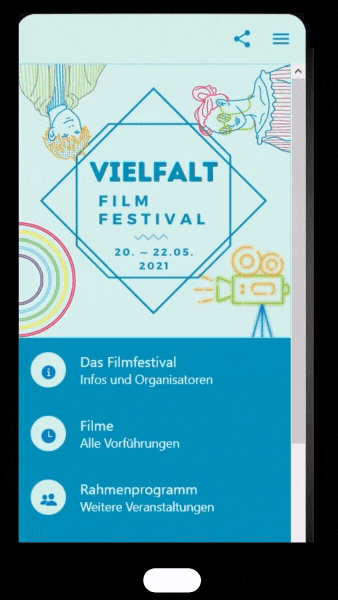 Web-App Vielfalt Filmfestival